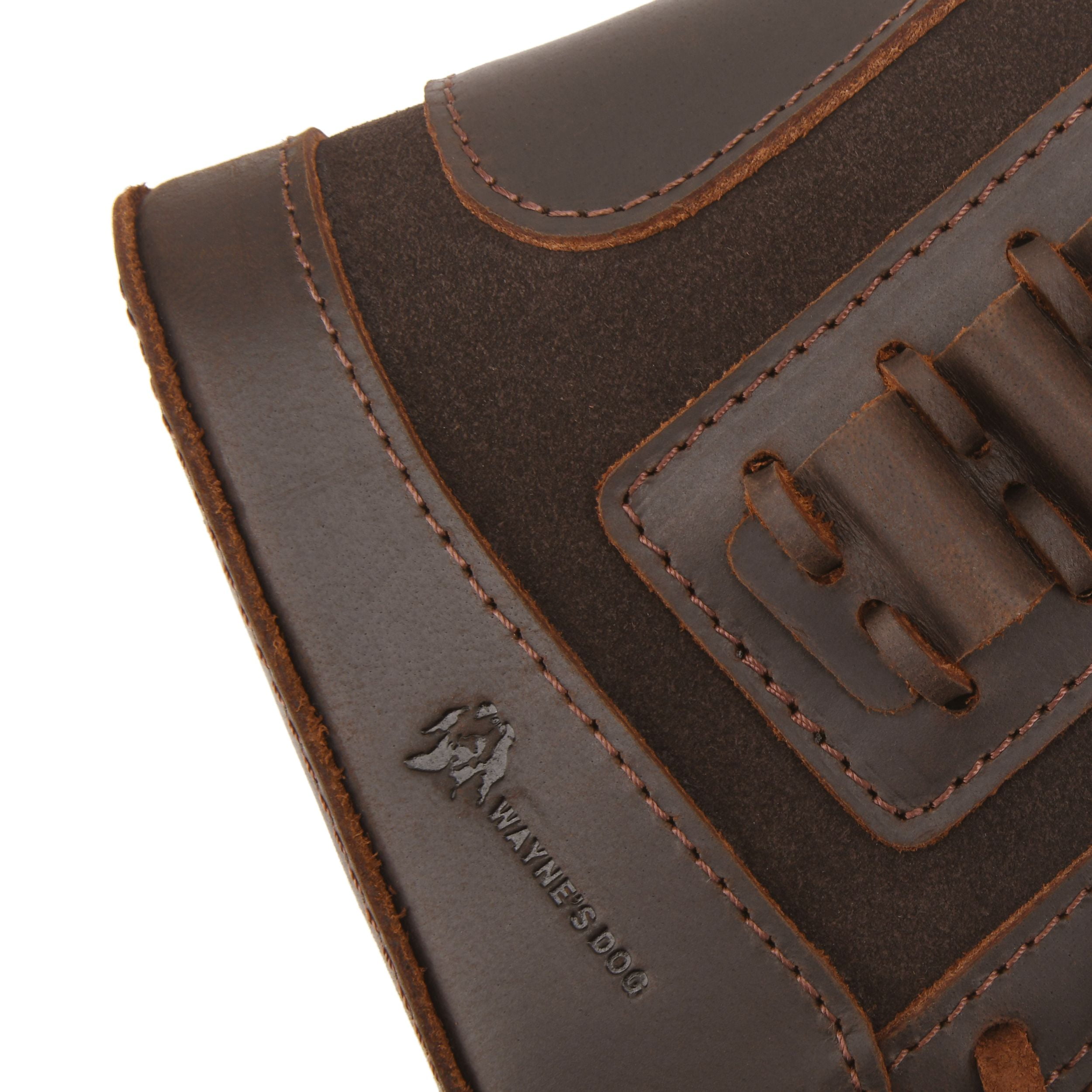 WAYNE'S DOG Leather Rifle Cheek Rest Pad Buttstock Gun Cover .357 .30/30 Hunting Shooting