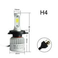 thumbnail image 5 of FYUU 2Pcs Car Led H4 Hb2 Hi/Lo Dual Bulb Fog Driving Headlight Kit 160W 16000Lm 6000K, 5 of 5