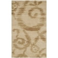 thumbnail image 1 of Martha Stewart Rugs Martha Stewart Damask Vine Raw Umber Area Rug, 1 of 2