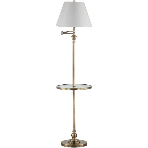 Legacy Home Collection Antique Brass Swingarm Floor Lamp With ... Legacy Home Collection Antique Brass Swingarm Floor Lamp With ...