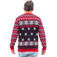thumbnail image 2 of Death Row Records Inmate Fair Isle Adult Ugly Christmas Sweater, 2 of 5