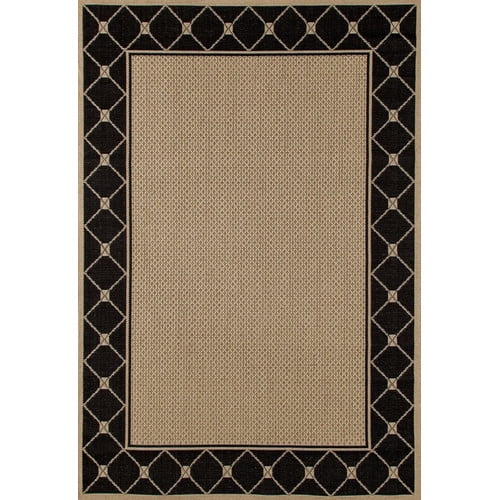 Art Carpet Plymouth Black/Beige Indoor/Outdoor Area Rug