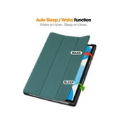 Case for Teclast M40 / M40 Pro / P20S / P20HD, Tri fold Slim Lightweight Hard Shell Smart Protective Cover with Multi-Angle Stand, Universal Stylus Pen