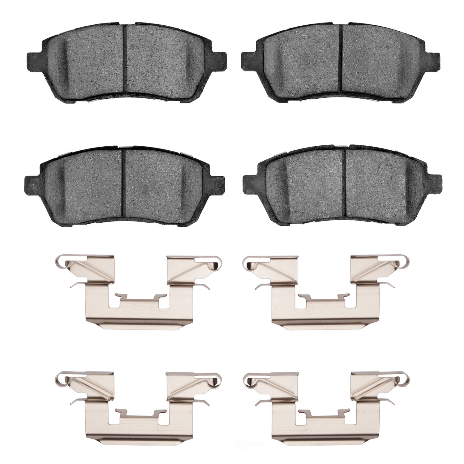 Dynamic Friction Company 1551-1454-01 DFC 5000 Advanced Brake Pads - Ceramic and Hardware Kit - OE