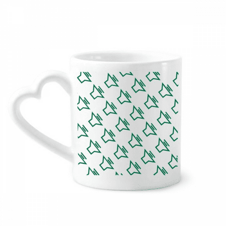 

Sound Adjustment Seal Patterns Mug Coffee Cerac Drinkware Glass Heart Cup