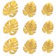 thumbnail image 5 of KAKOWELY 15 hojas artificiales de monstera, adornos de plantas simuladas para bodas y fiestas., 5 of 5