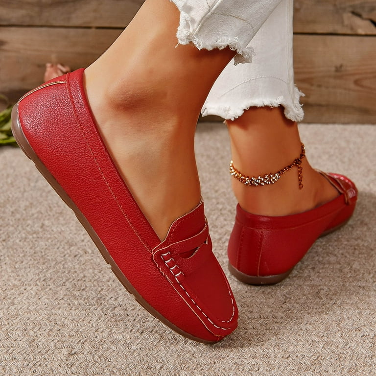 【COLOR iN ID】Easy cushion flat loafers Wholesale Kids Unisex Fashion Casual British Style Slip On