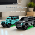 thumbnail image 2 of Mini RC Drift Truck for Kids, 1:64 Scale 4WD Remote Control Race Car with Lights & Multi-Terrain Tires for Boys Ages 3+ Christmas Birthday Gifts(Yellow), 2 of 8