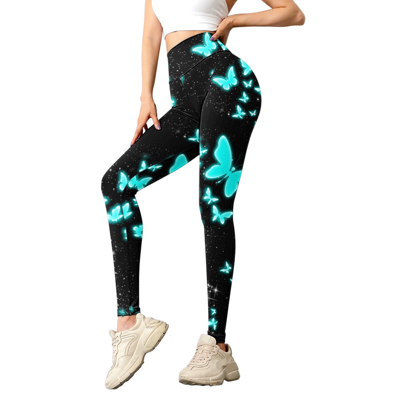 Straight Leg High Rise Yoga Pants