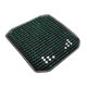 thumbnail image 1 of Funda de asiento con cuentas de madera, almohadilla refrescante para asiento, decoración versátil, masaje cuadrado Verde, 1 of 8