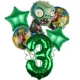 thumbnail image 3 of Plants vs. Zombies,PVZ globo de película de aluminio, forma de figura de anime de dibujos animados, Decoración de cumpleaños para niños, suministros para fiestas, globos para baby shower, 3 of 5