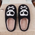thumbnail image 4 of Divertidas Con Punta Cerrada Pantuflas Térmicas Esqueleto Mullidas para El Felpa Halloween Cómodas Antideslizantes Interior, 4 of 9