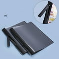 thumbnail image 3 of YongCo 6Pcs File Sleeves with Rotating Clamp Document Test Paper Organiser Letter Size Filing Folder Hold 200 Sheet for Office, 3 of 10