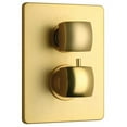 thumbnail image 3 of LaToscana Handmade 3/4" Ceramic Disc Volume Control Complete Unit Yellow Gold Finish, 3 of 4