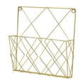 thumbnail image 3 of GROWTH TANK Wall-Mounted Magazine Holder, Brochure Holder, Comic Display, Brochure Storage Organizer, File Rack, Storage Rack for Home Office Gold, 3 of 9