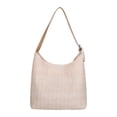 thumbnail image 2 of Bolso de Verano de Estilo Bohemio con Forro Bolsos Casuales Monedero Bolso Hobo de Gran Capacidad para , Diario, Hogar, Viajes, Regalos para Blanco Colco Bolso de paja, 2 of 8