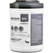 PDI Sani-Cloth AF3 Germicidal Wipes - Wipe - 6" Width x 6.75" Length - 160 / Canister - 1 Each - White | Bundle of 5 Each