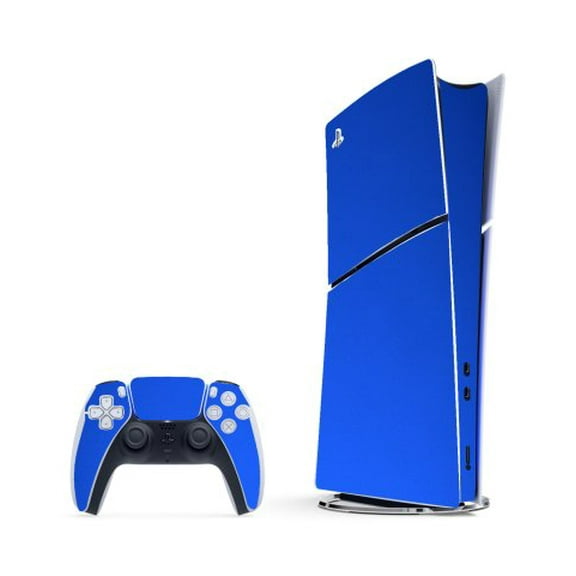 Playstation 5 Slim CHROME BLUE Console Skin