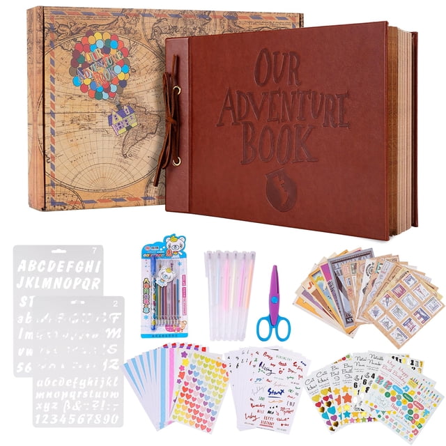 Adventure Book, álbum de recortes Tpudn, 30 x 19 cm, 80 páginas
