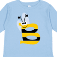 thumbnail image 4 of Inktastic Cute Bee Initial B Boys or Girls Long Sleeve Toddler T-Shirt, 4 of 5