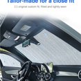 thumbnail image 7 of Car Full Sun Visor Covers For BMW X1 F48 Accessories LWB 2016~2022 2020 Car Sun Shade Window Shading Protector Visor, 7 of 7