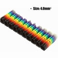 thumbnail image 3 of Cable Marking, Coded Digital Cable Marking Clip with 09 Number, Colorful Plastic C-Type Cable Marker, 3 of 5