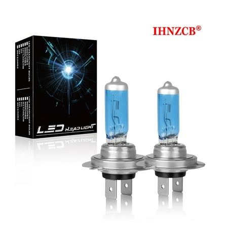 IHNZCB  H7 Halogen Headlight Bulb - 2Pcs 55W Halogen Bulbs Replacement for Car Headlight Bulb 2x