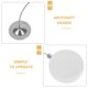 thumbnail image 3 of unbranded 2Ud Cerradura Anti Con Cable De Retráctil Para Uso En Herramientas Y Equipos, 3 of 7
