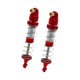 thumbnail image 4 of 2x Accesorios de amortiguador RC Resorte ajustable Repuestos Reemplazo Fácil Rojo y plata, 4 of 9
