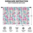 thumbnail image 2 of Blackout Kids Curtains,Pioneer Flower Childrens Insulated Curtains Set Of 2,Bedroom Essentials,Toddler Room Decor 42x54in(106x137cm), 2 of 4