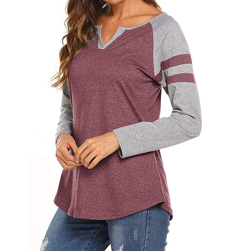 Shirt Loose Blouse Henley 