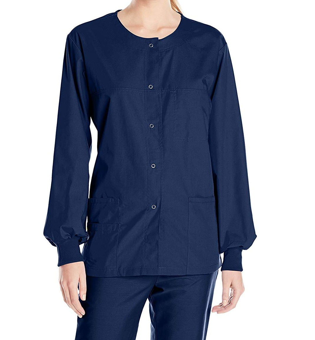 WonderWink Women's Plus Button Down Scrub Jacket 2X