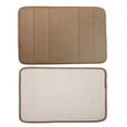 thumbnail image 5 of Unique Bargains 2 Pcs Memory Foam Bathroom Mat Non Slip Soft Bath Mats Rugs Machine Washable Brown 40x60cm+50x120cm, 5 of 6