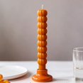 thumbnail image 4 of 1Pcs Fall Taper Candles, Halloween Pumpkin Taper Candles, Stacked Pumpkin Shaped Long Fall Candle Sticks, Fall Harvest Tabletop Candle,Pumpkin Taper Candle for Halloween Thanksgiving Home Table Decor, 4 of 4