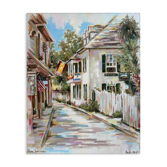 Stupell Industries Glimpse Of History Canvas Wall Art design by Linda Sperruzzi, 20 x 16