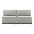 thumbnail image 2 of CHITA Sectional Couches Modular Sofa for Living Room, 2 Armless chair in Dove Gray, 2 of 5