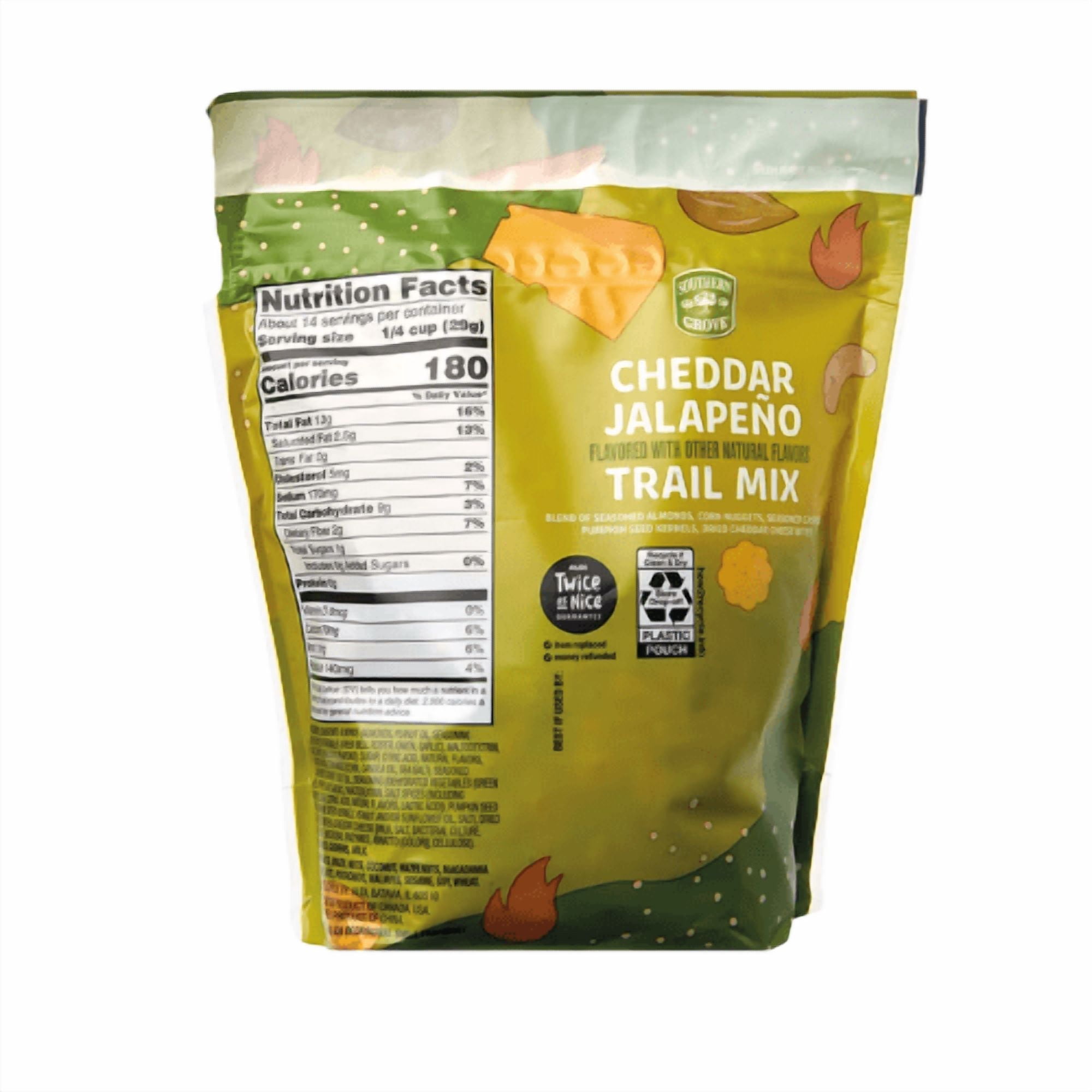 Southern Grove Jalapeño Cheddar Trail Mix Spicy 14oz 2 Pack