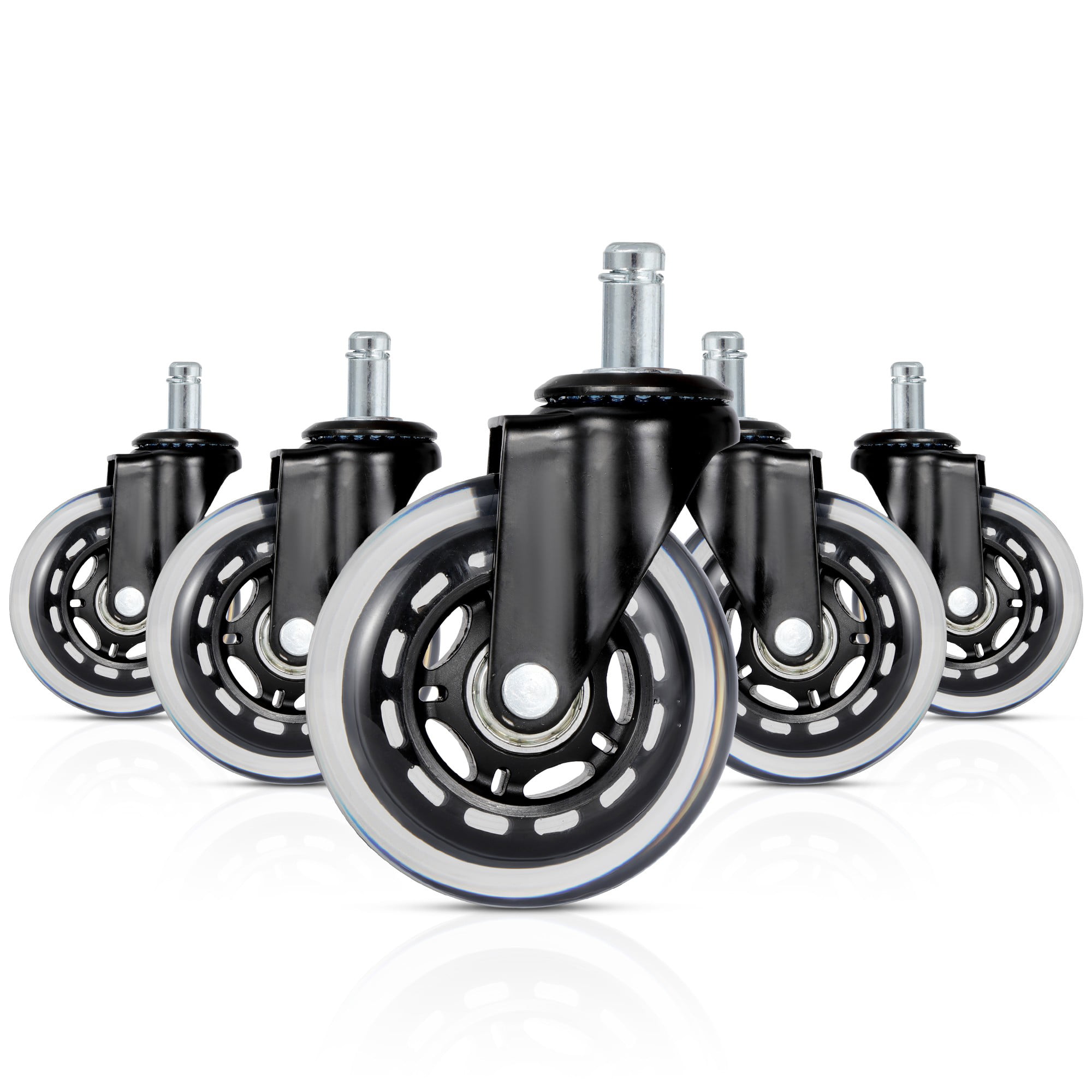 Office Chair Wheels Rollerblade Casters, Chair Rollers For Hardwood Floors