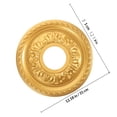 thumbnail image 5 of LOLIPPYY Steel Reinforced Plastic Golden Ceiling Medallion for Stylish Ceiling Fan and Light Fixtures, 5 of 5