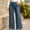 A1/Navy, variant on Womens Wide Leg Jeans Lace Floral Embroidered Jeans Distressed Patchwork Hollow Out Pant Jeans with Pockets Wide Leg Pant Relaxed Casual Denim Pants Pantalones Para Mujer Jeans Light Blue S