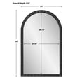 thumbnail image 7 of 09784-Uttermost-Dandridge  - Arch Mirror-39 Inches Tall and 24 Inches Wide, 7 of 7