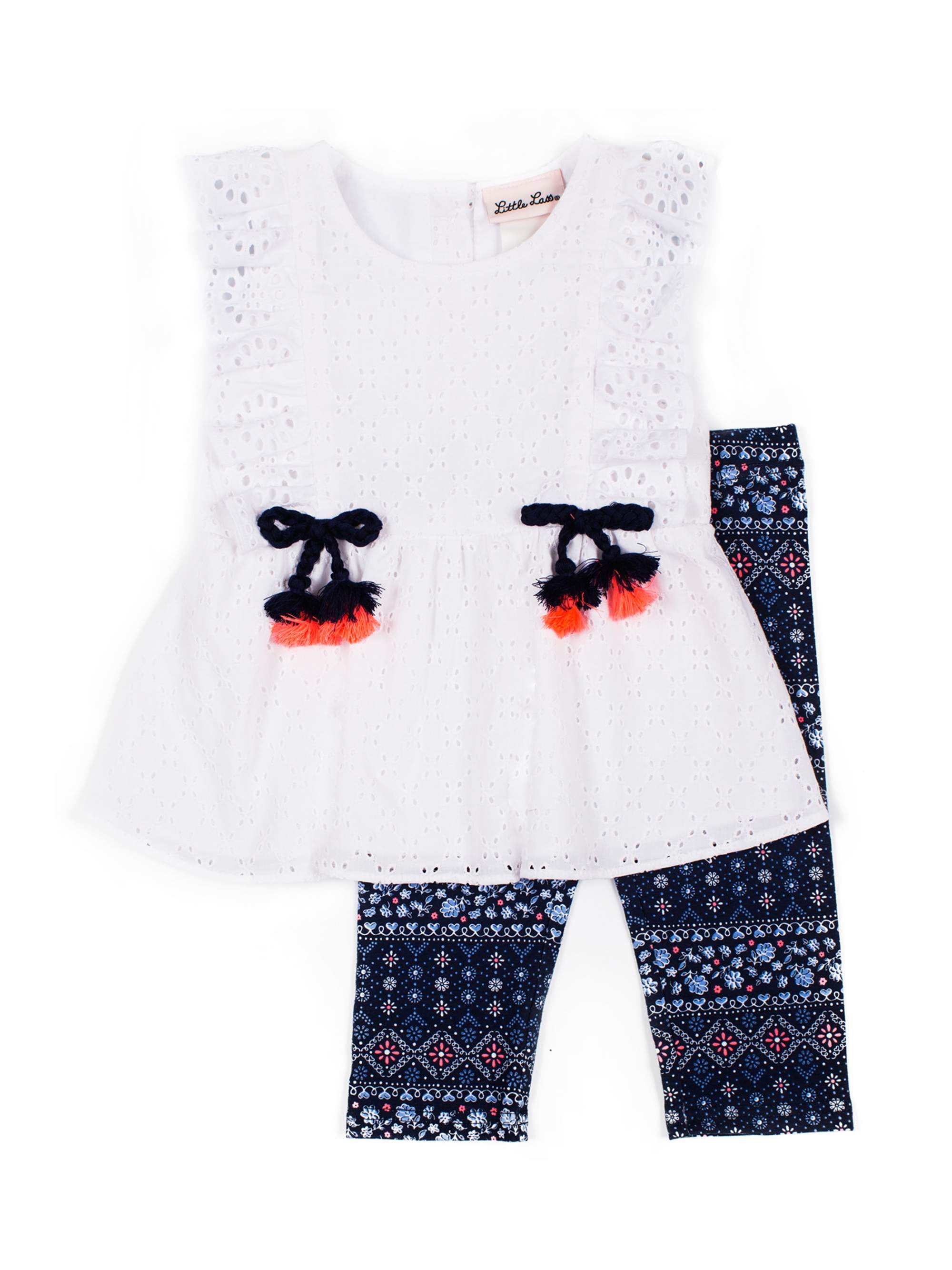 4T Toddler Girls Kidtopia Black /& White Plaid Lt Weight Dress w// Sweater Sz 2T