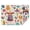 Colorful Mexican Elements, variant on Colorful Pumpkin Halloween Pattern Rectangle Tablecloth 60"x84",Waterproof Polyester Rectangle Table Cloth, Wipeable Spillproof Polyester Tablecloth for Dining, Camping, Indoor and Outdoor