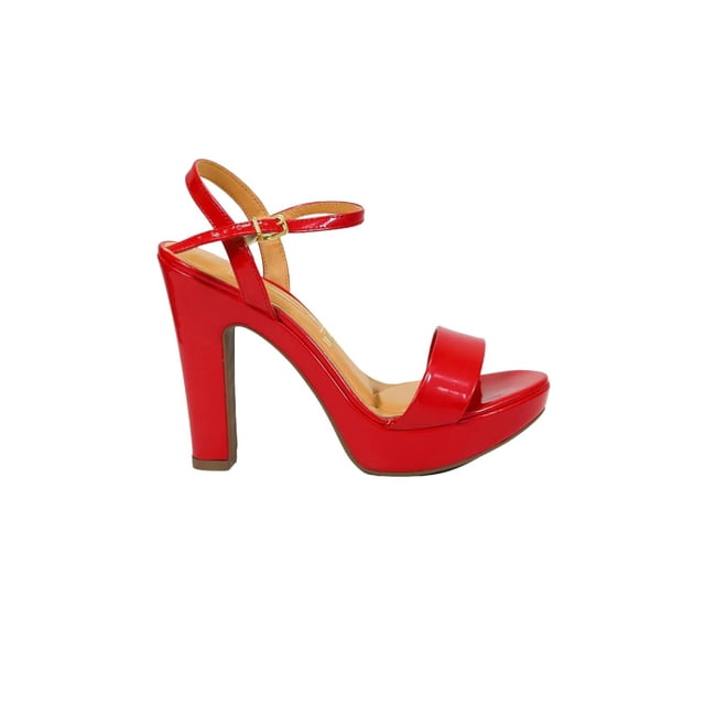 VIZZANO 6292200 Zapatilla de charol tacón alto dama rojo 22