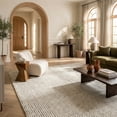 thumbnail image 4 of Rug Branch Maya Modern Checkered Beige Black Indoor Hand-Tufted Area Rug, 4 of 11