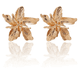 thumbnail image 1 of Pendientes  Xtellar Grandes De Flor De Metal Vintage Para Mujer Color Dorado, 1 of 4