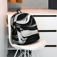 thumbnail image 5 of Vsdgher Abstract Black White Swirls Unisex Large Capacity Bookbag, Schoolbag, Casual Daypack for High School, College, Teens, Travel, Work, 5 of 6
