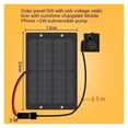 thumbnail image 5 of 12V Filtered Small Solar Water Fountain Pump Fish Tank Outdoor Brushless Suction Submersible Pump Circulating Cooling Aquarium ,High Efficiency, 5 of 5