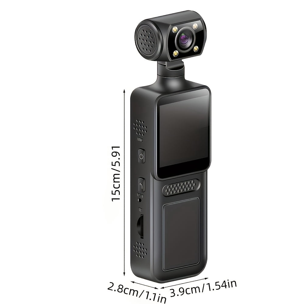 4K Wifi Ultra HD Camera with 180° Rotatable Mini Design for Outdoor Sports Video Recording