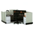 thumbnail image 1 of System Furniture 39H 2pack Cluster Powered Cubicles, 1 of 5